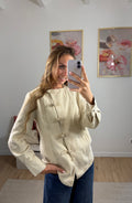 VESTE EN JEAN BEIGE