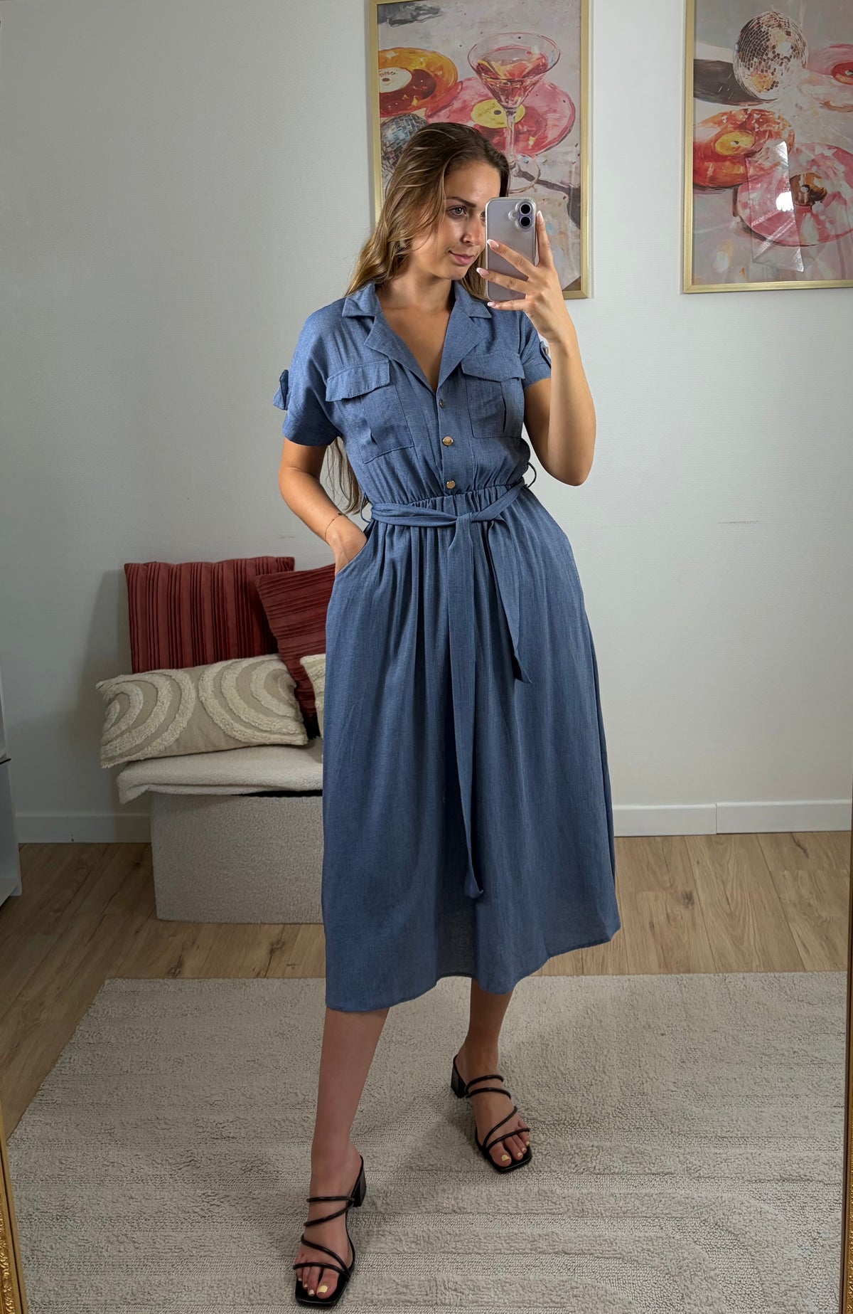 ROBE CHEMISIER CEINTURE
