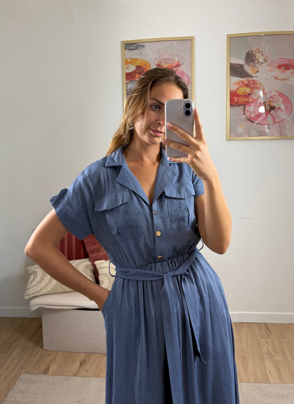 ROBE CHEMISIER CEINTURE