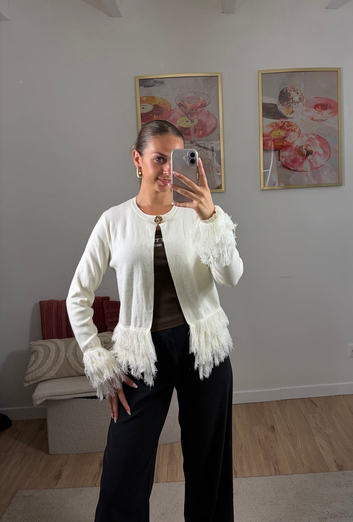 GILET À FRANGES