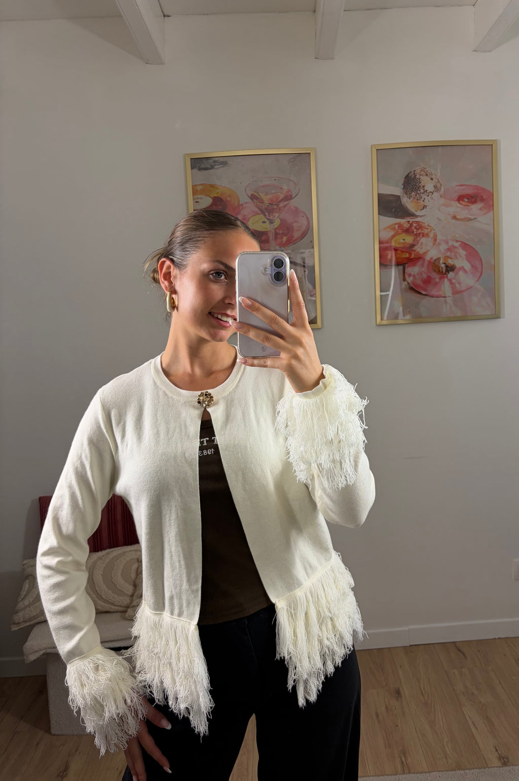 GILET À FRANGES