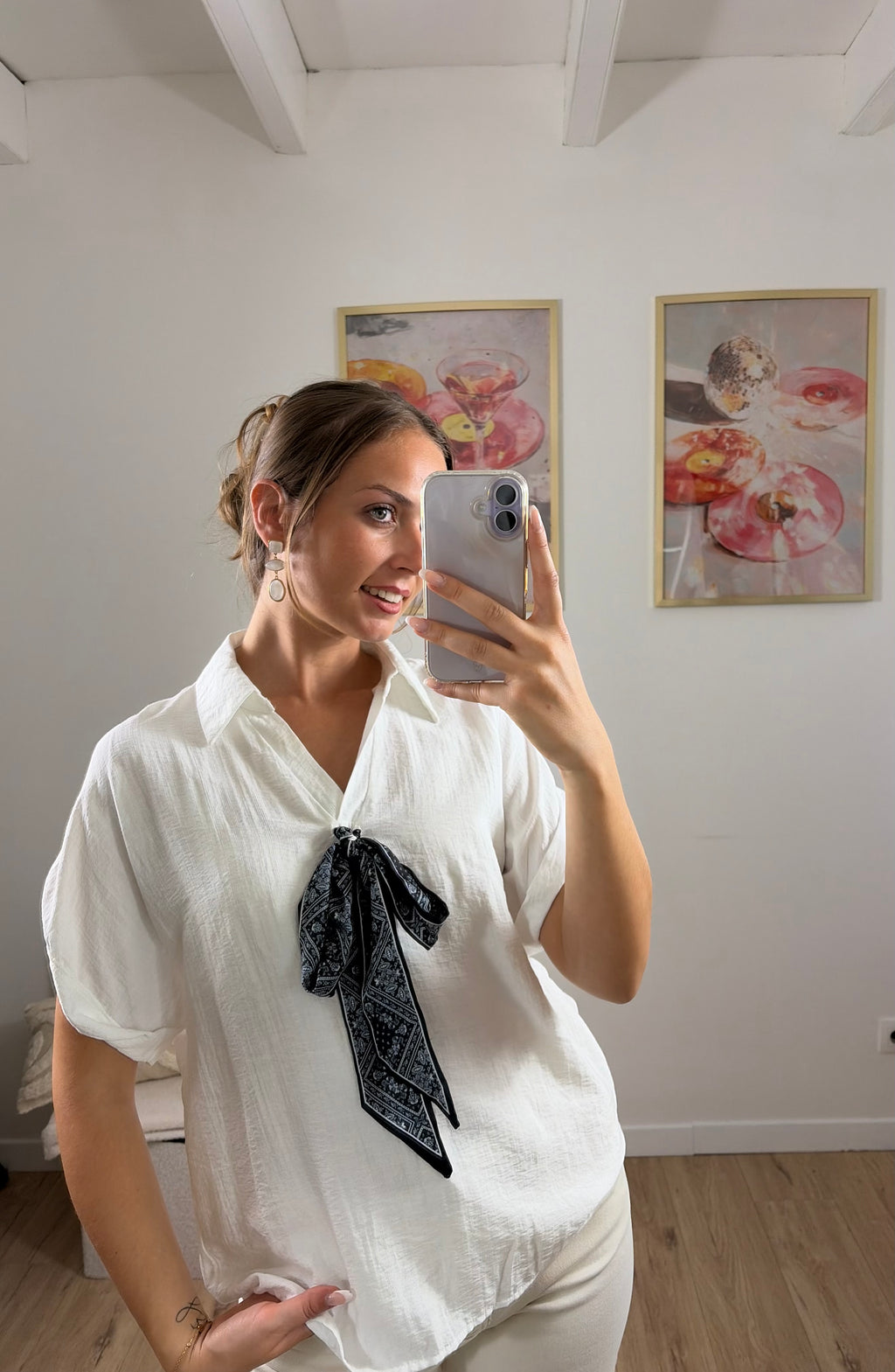 T-SHIRT FOULARD BANDANA
