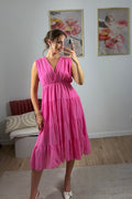 ROBE À VOLANTS