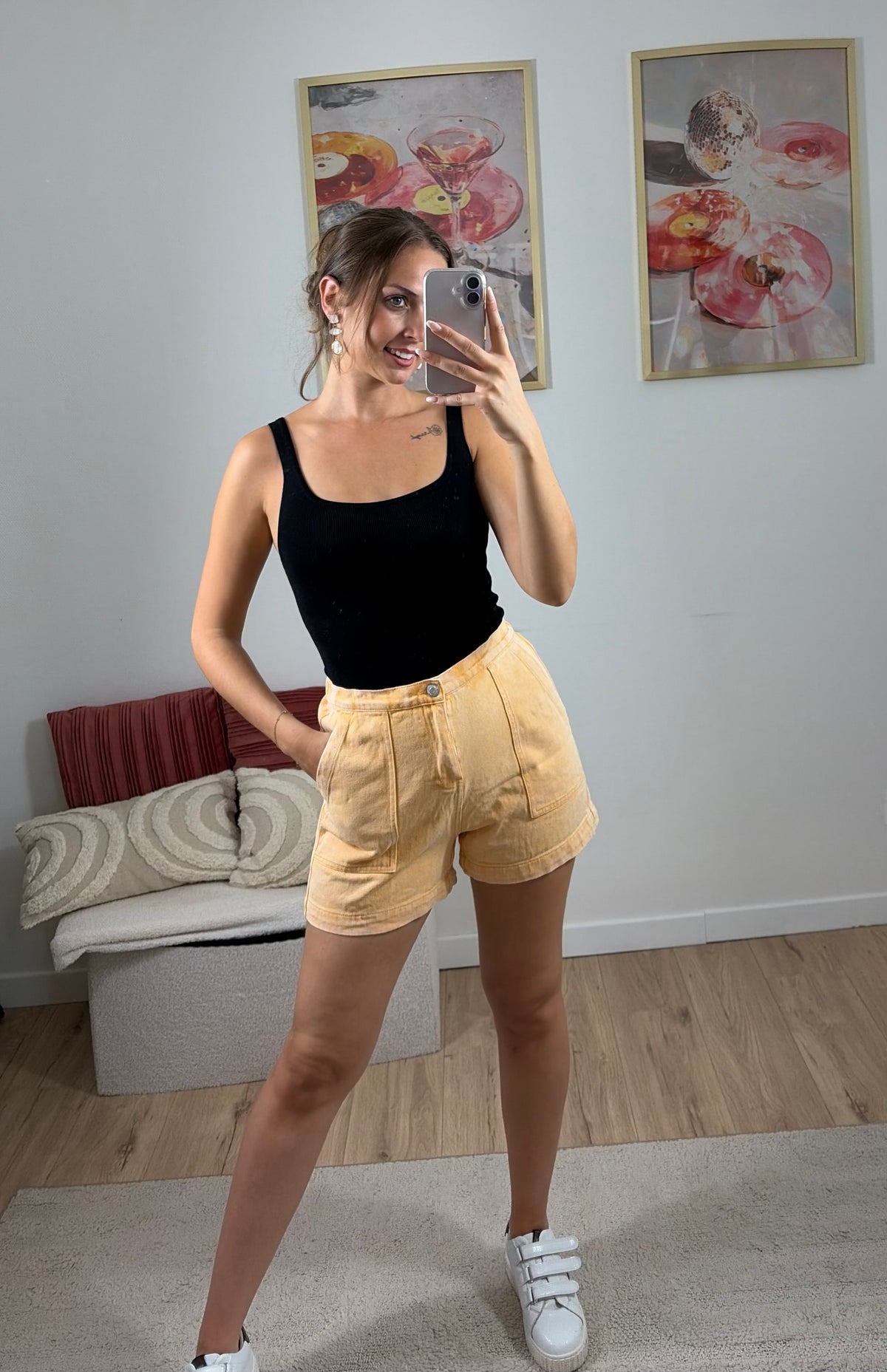 SHORT EN DENIM