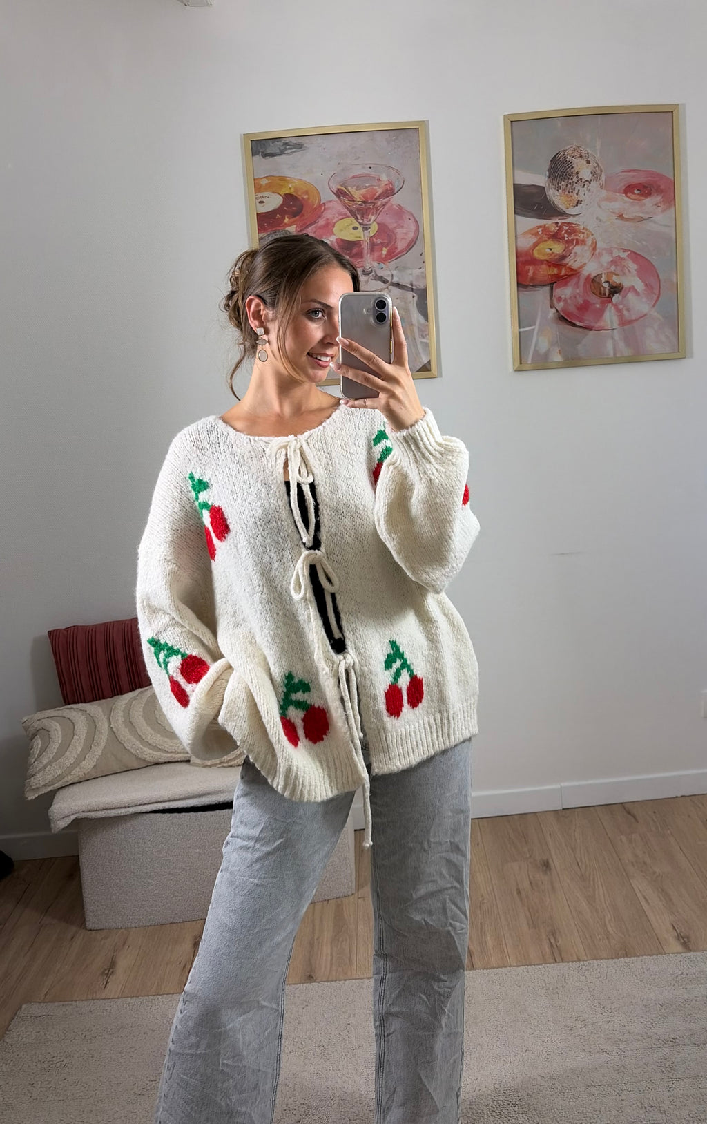 GILET CERISES