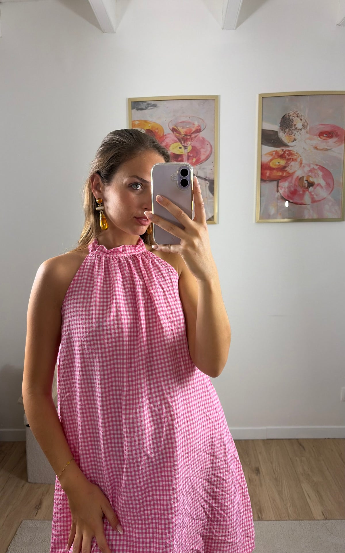 ROBE VICHY