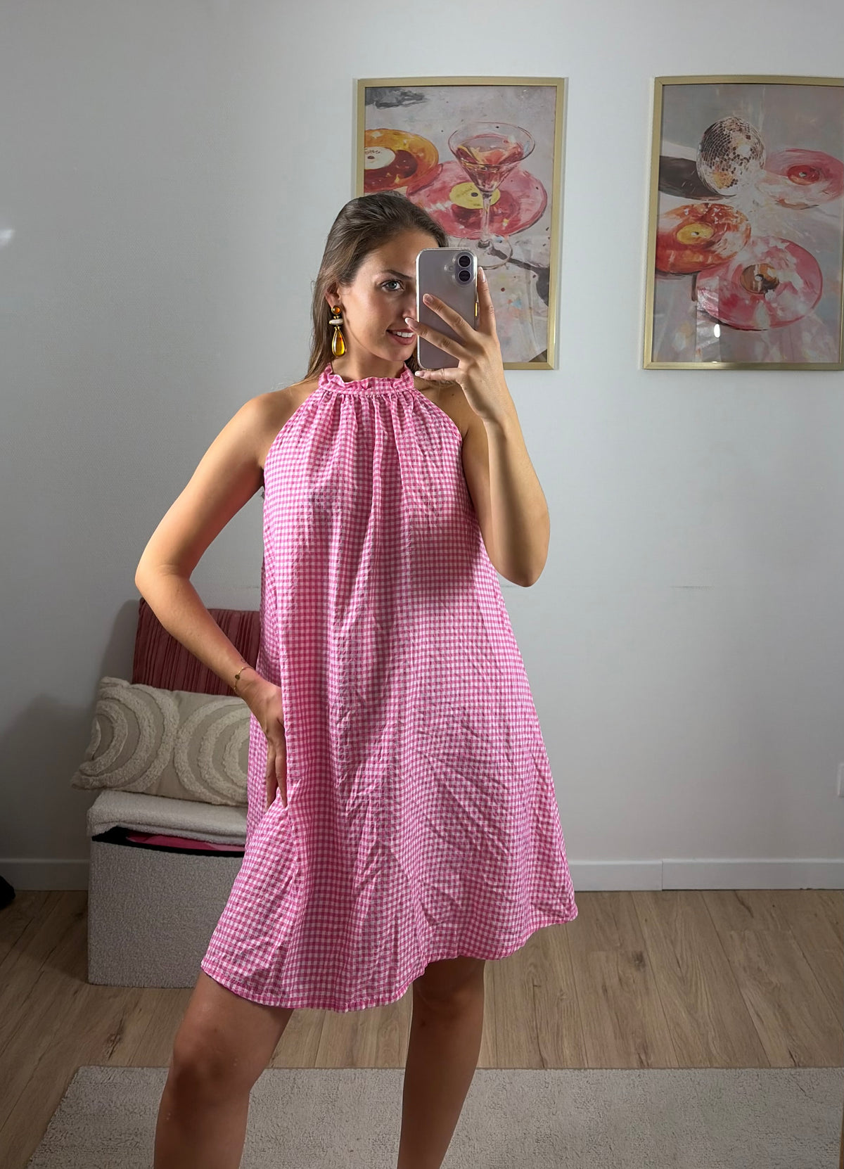 ROBE VICHY