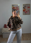 Pull motif léopard