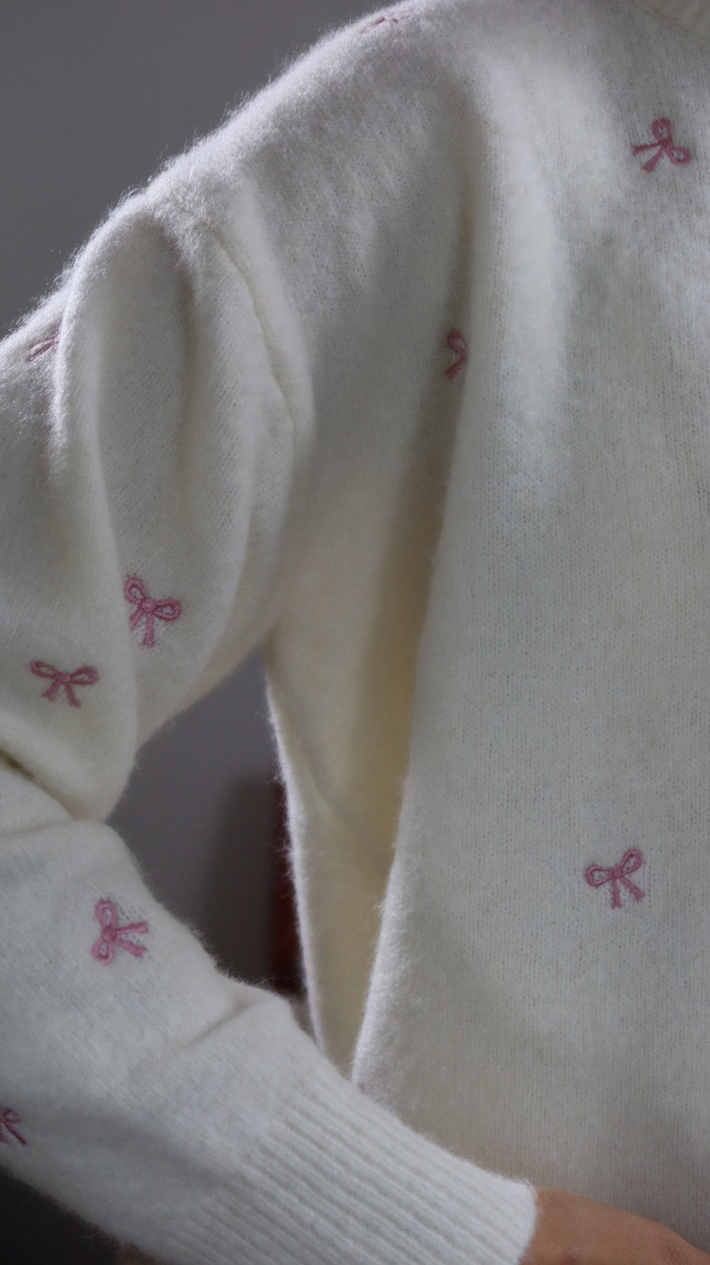 PULL À NOEUDS ROSE