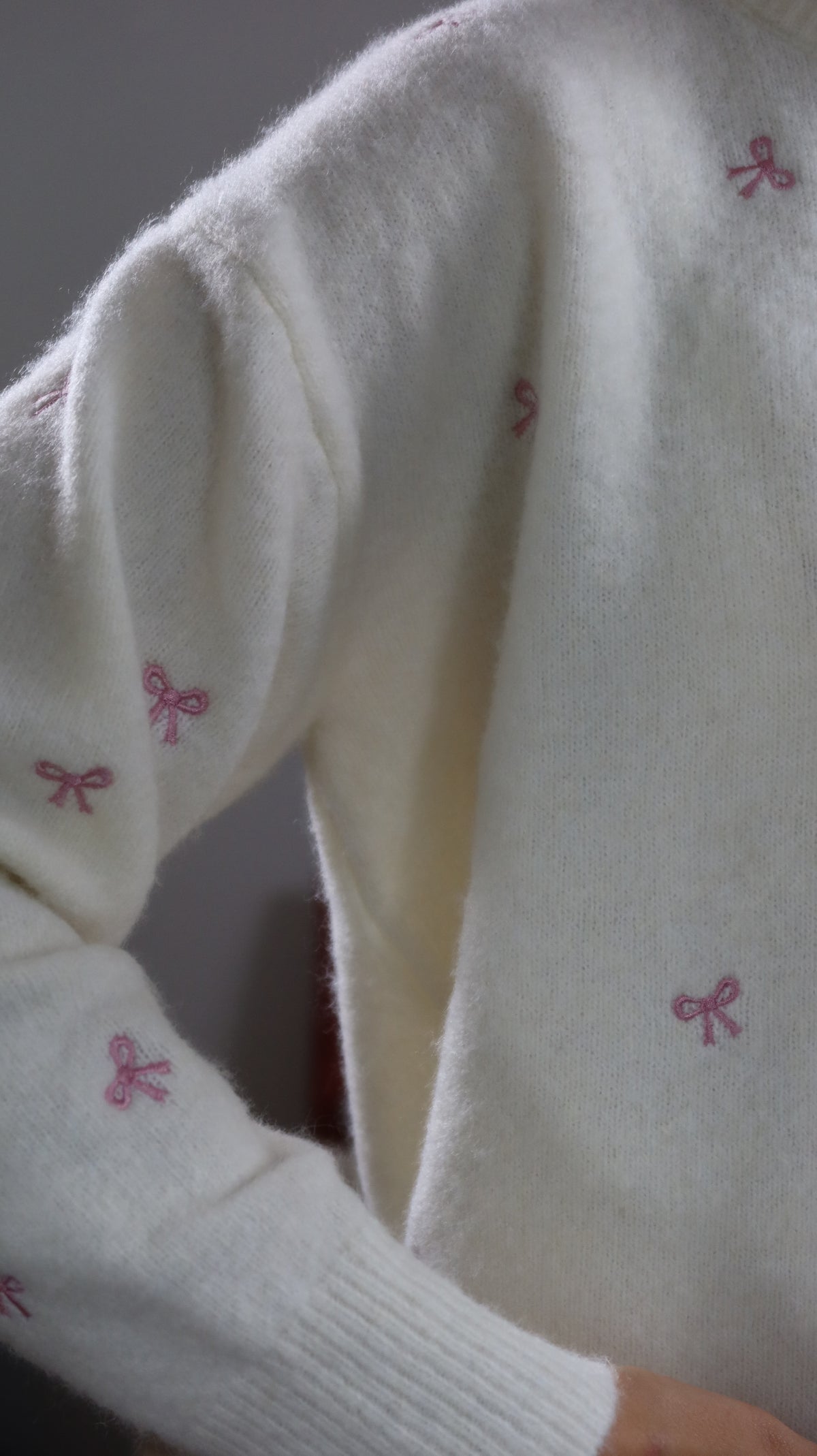 PULL À NOEUDS ROSE