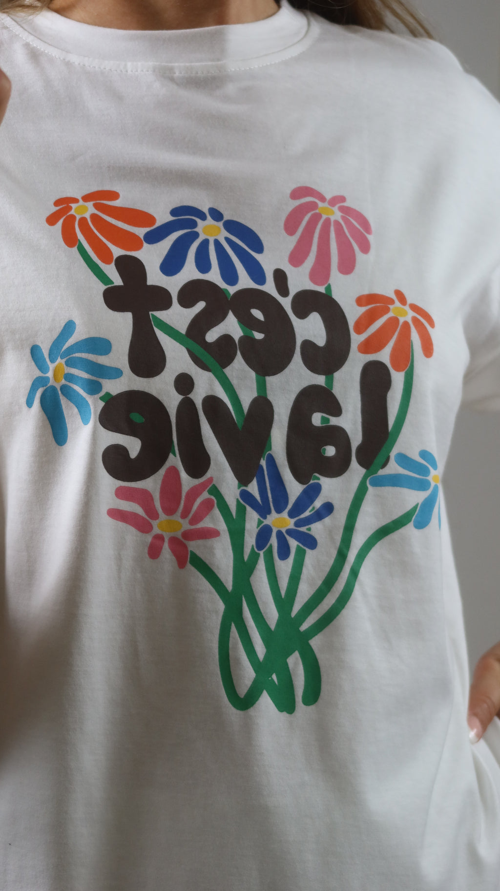 T-SHIRT « c'est la vie »