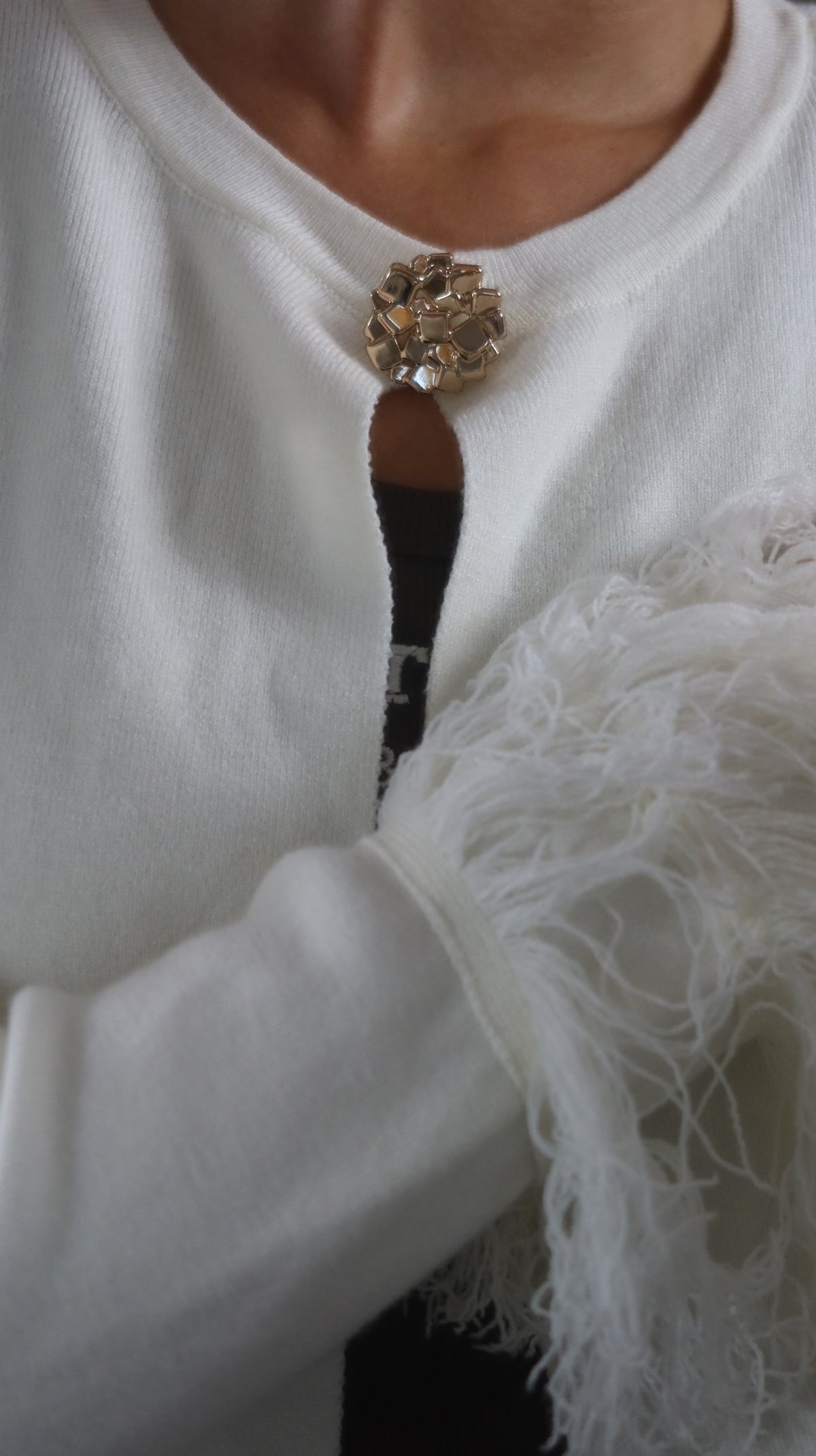GILET À FRANGES