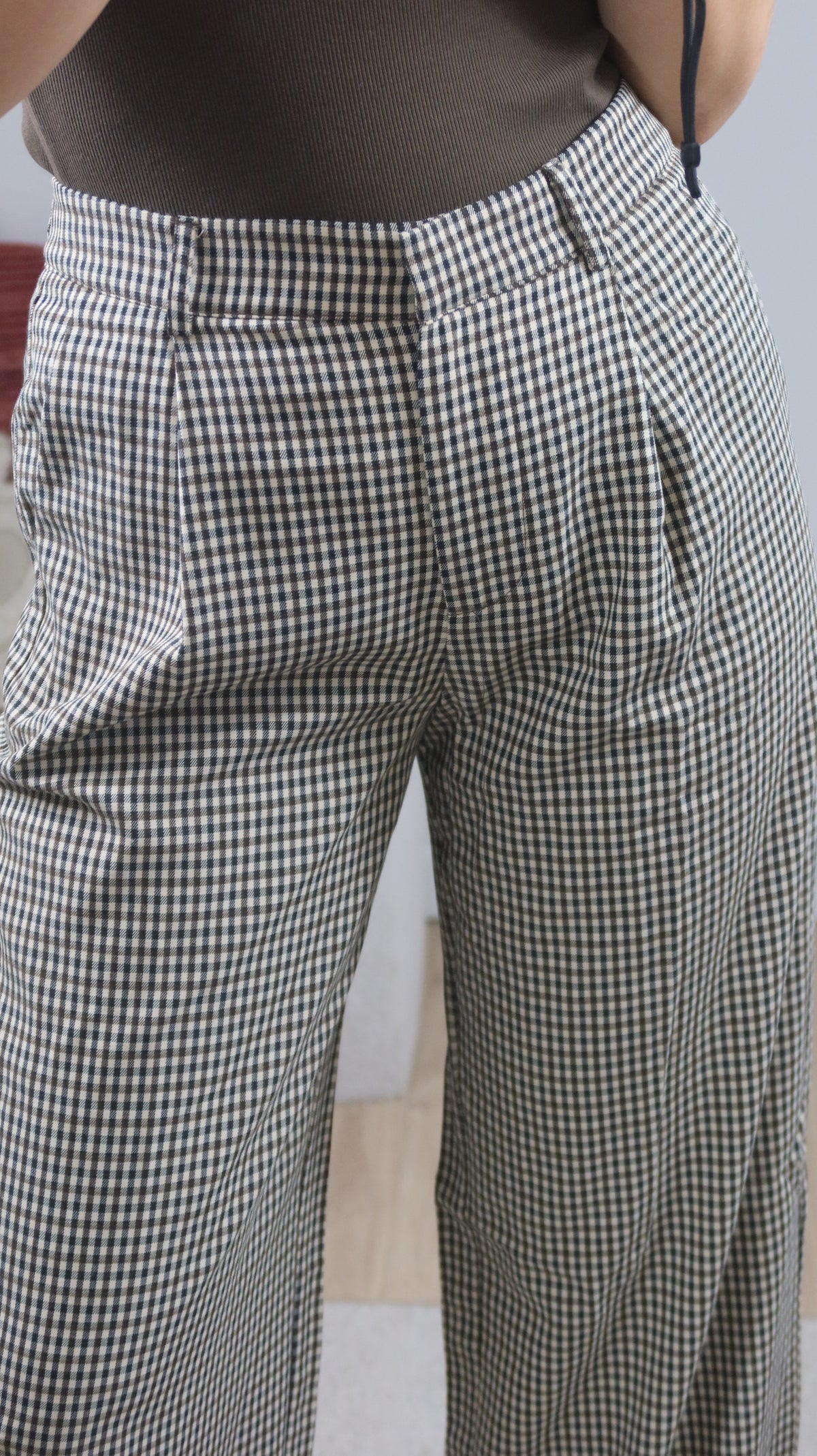 PANTALON À CARREAUX