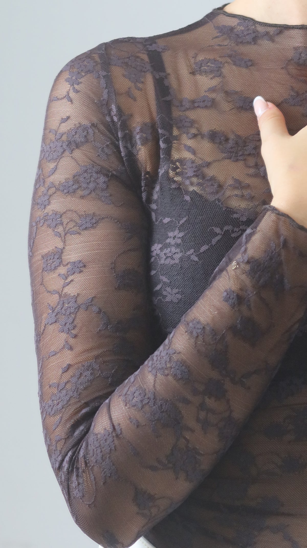 SOUS-PULL À DENTELLE