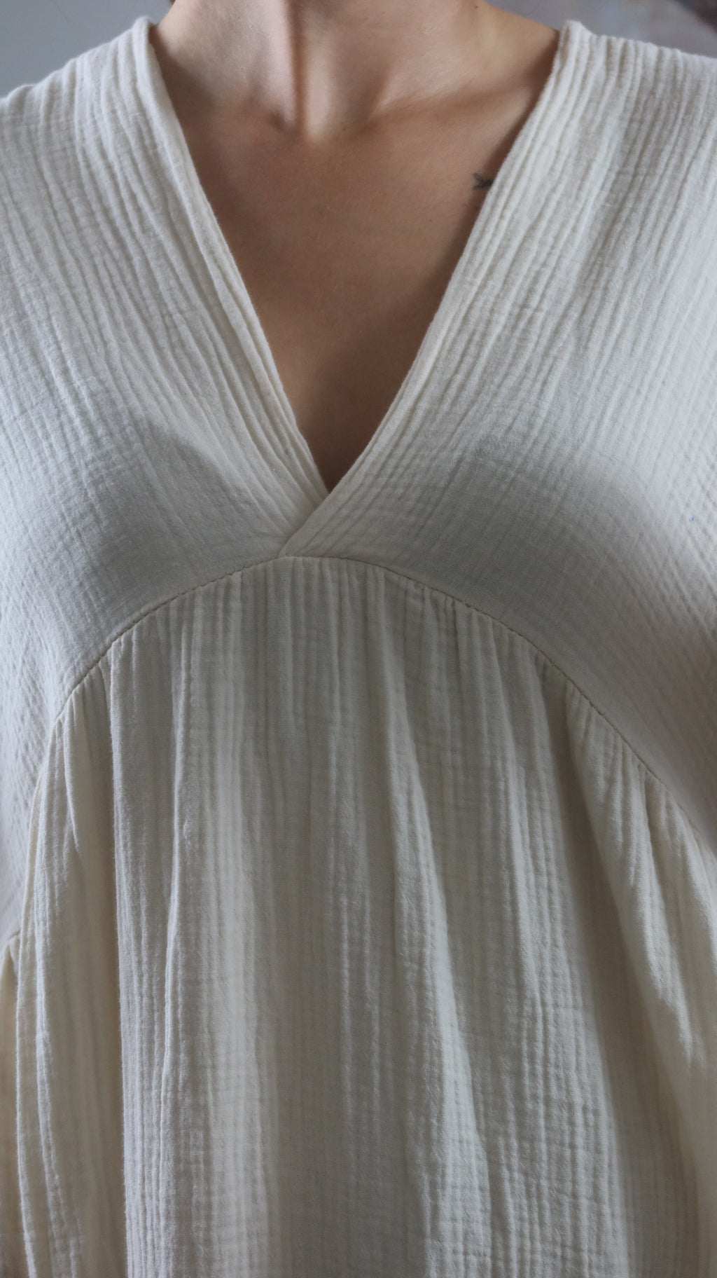 ROBE GAZE DE COTON
