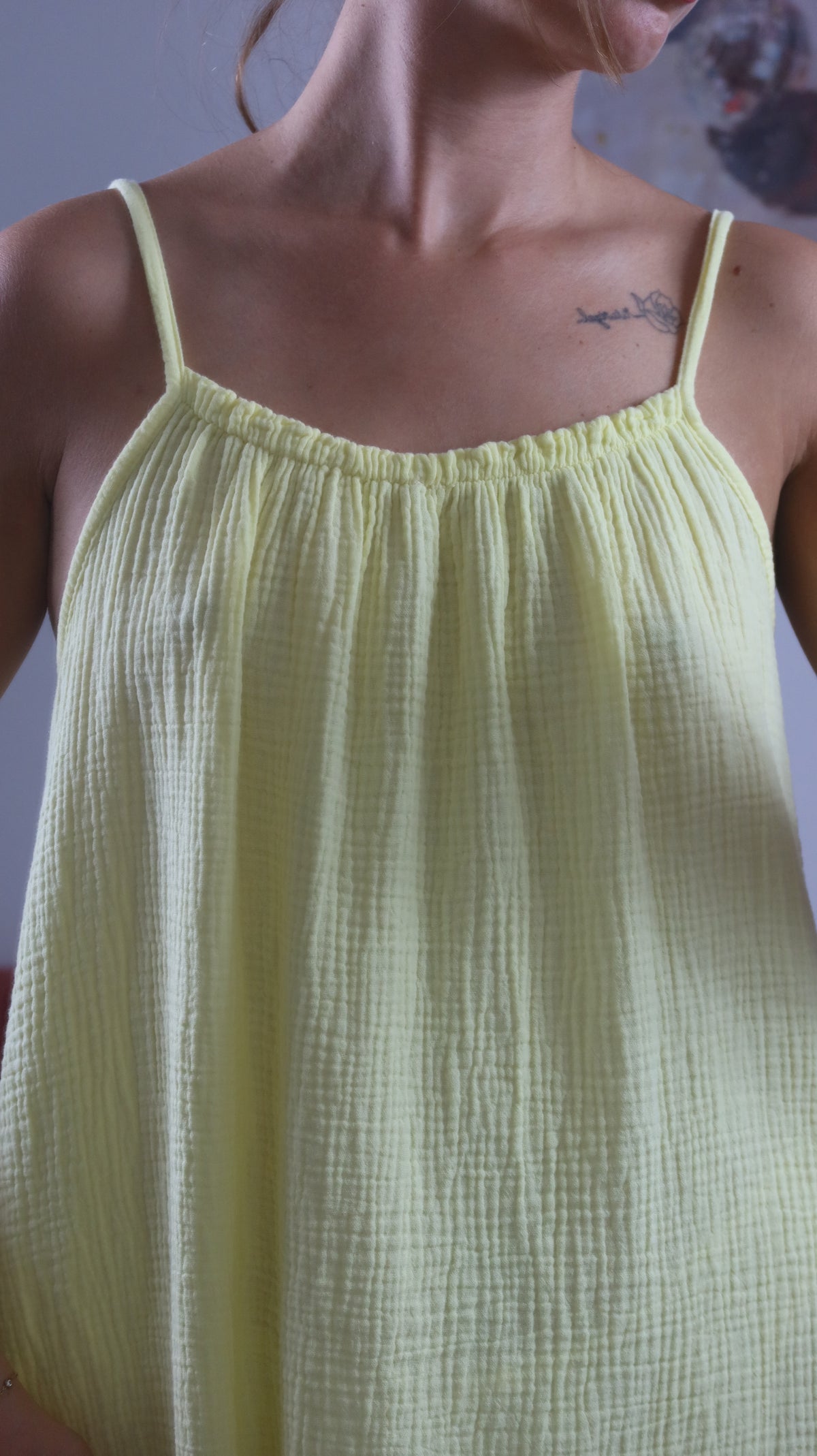 ROBE GAZE DE COTON