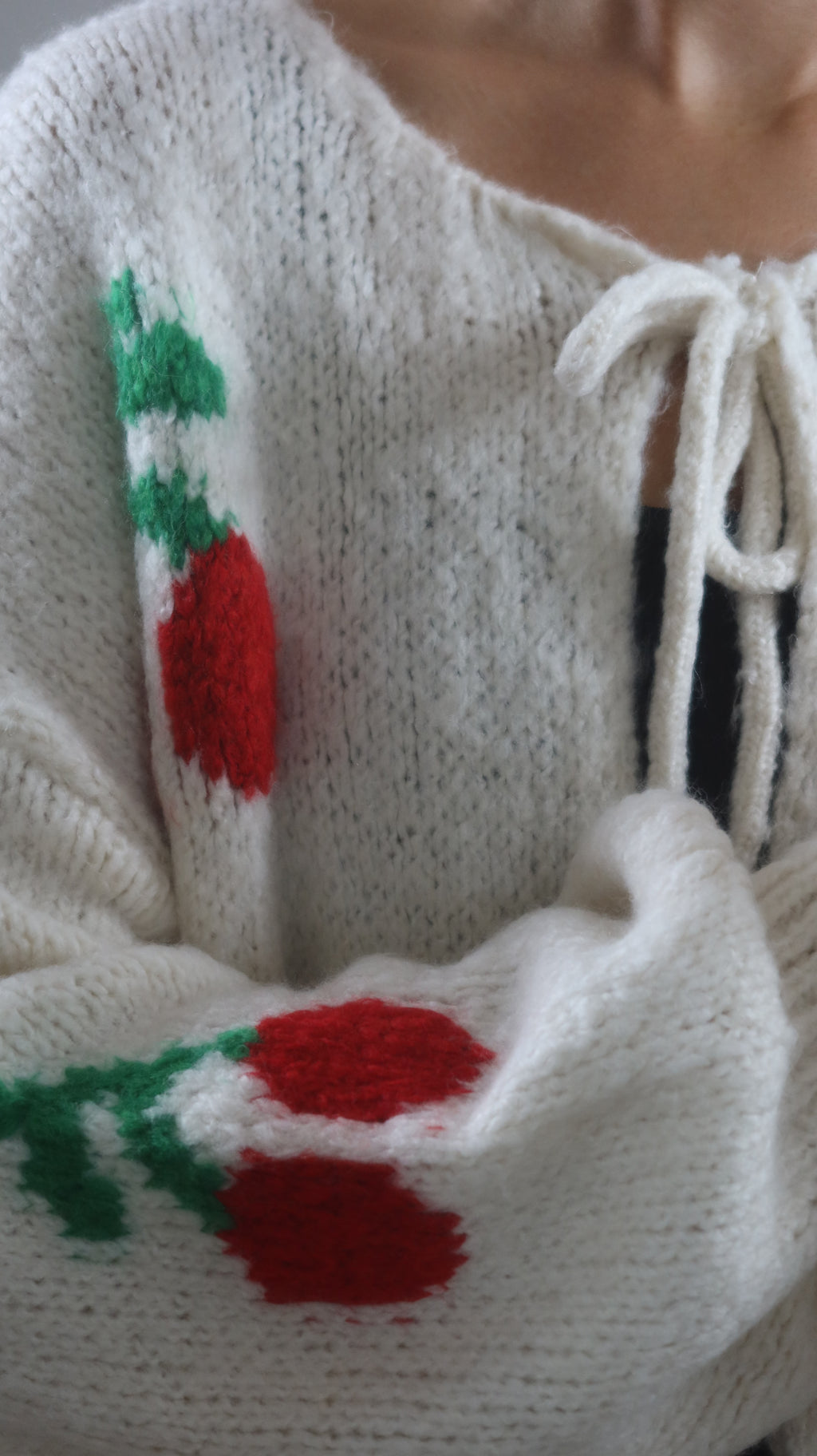GILET CERISES