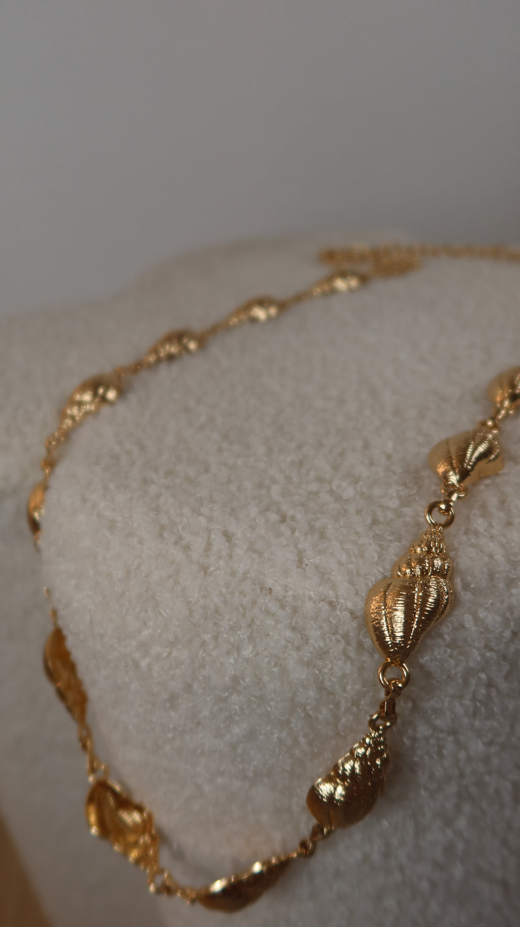 Ceinture Chaîne Coquillages Dorés