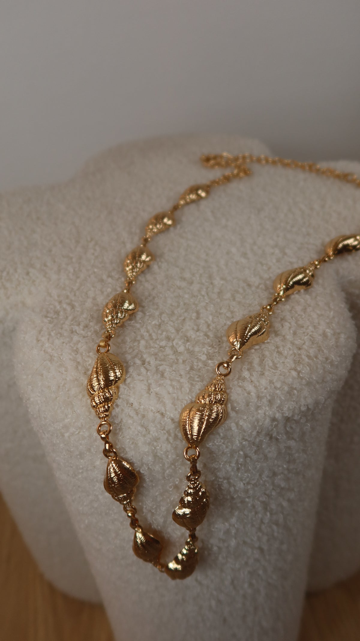 Ceinture Chaîne Coquillages Dorés