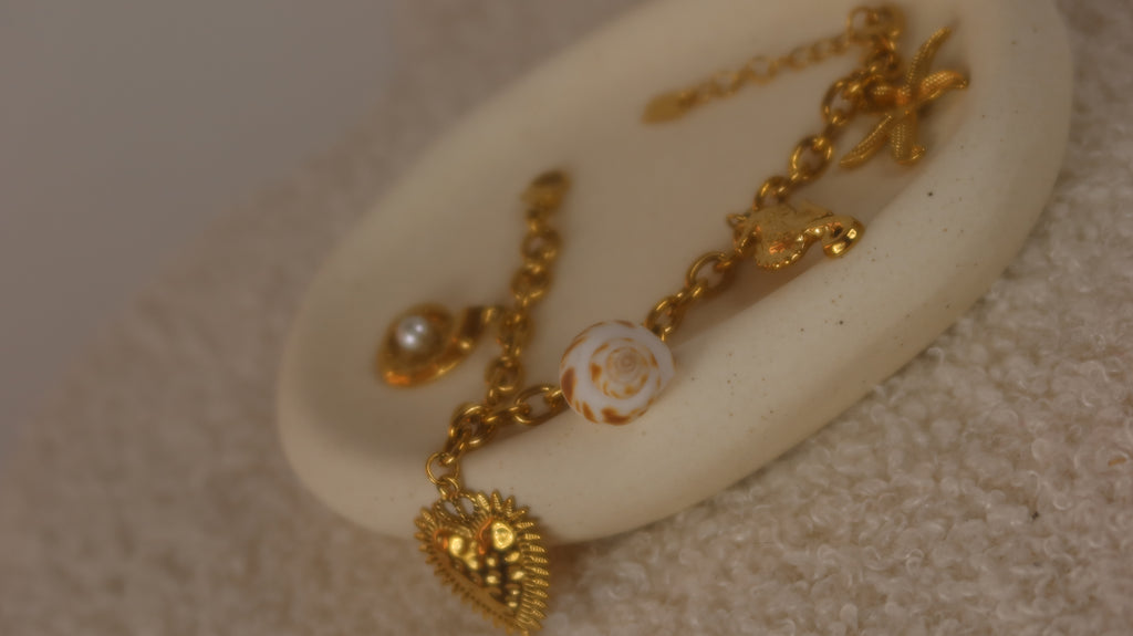 Bracelet Charms Marin & Coquillages