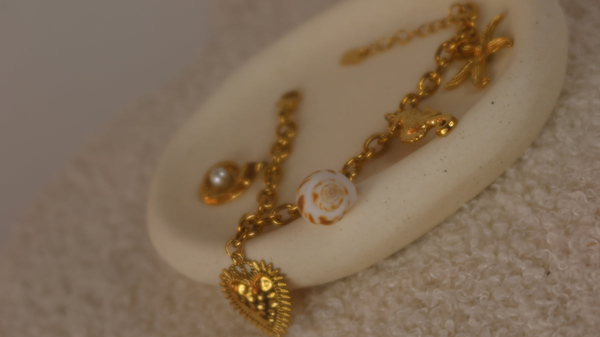 Bracelet Charms Marin & Coquillages