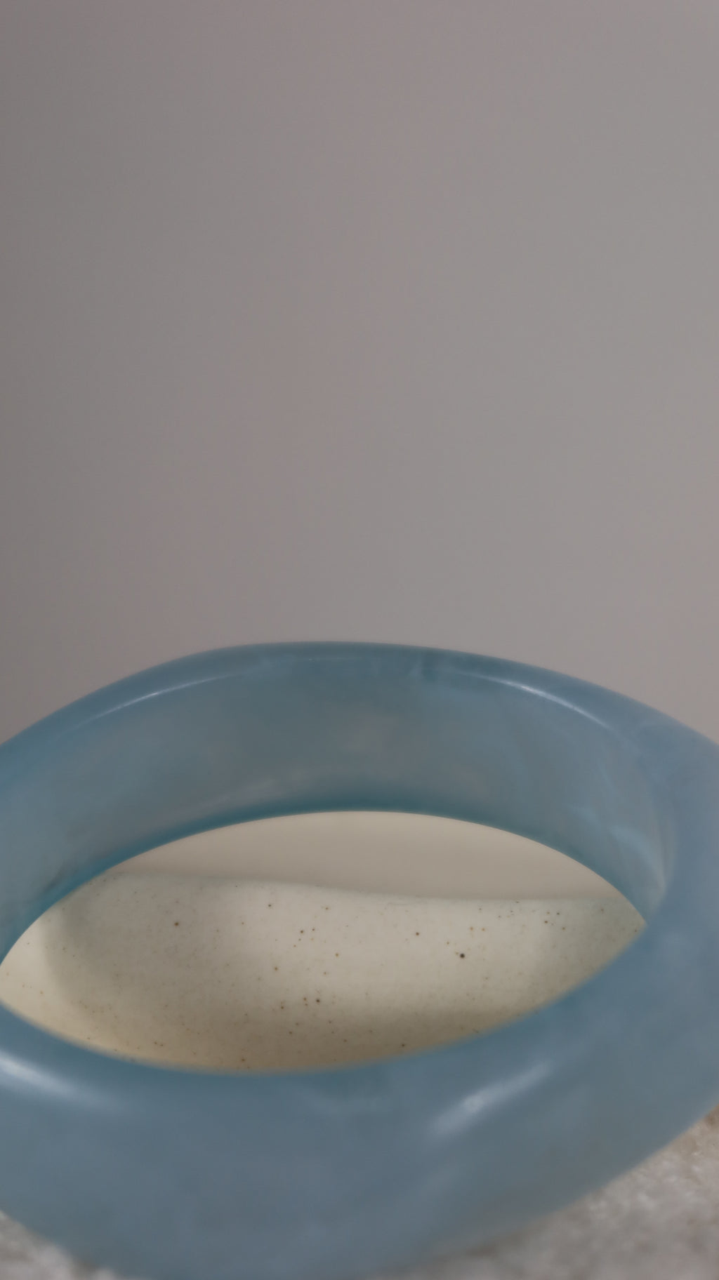 Bracelet Jonc Résine Bleu Ciel