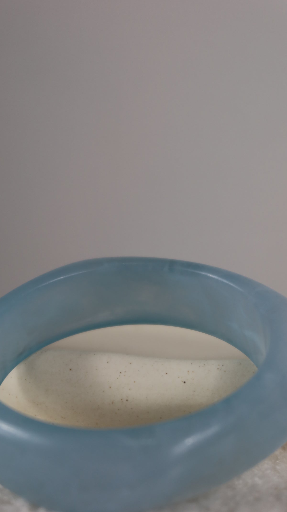 Bracelet Jonc Résine Bleu Ciel