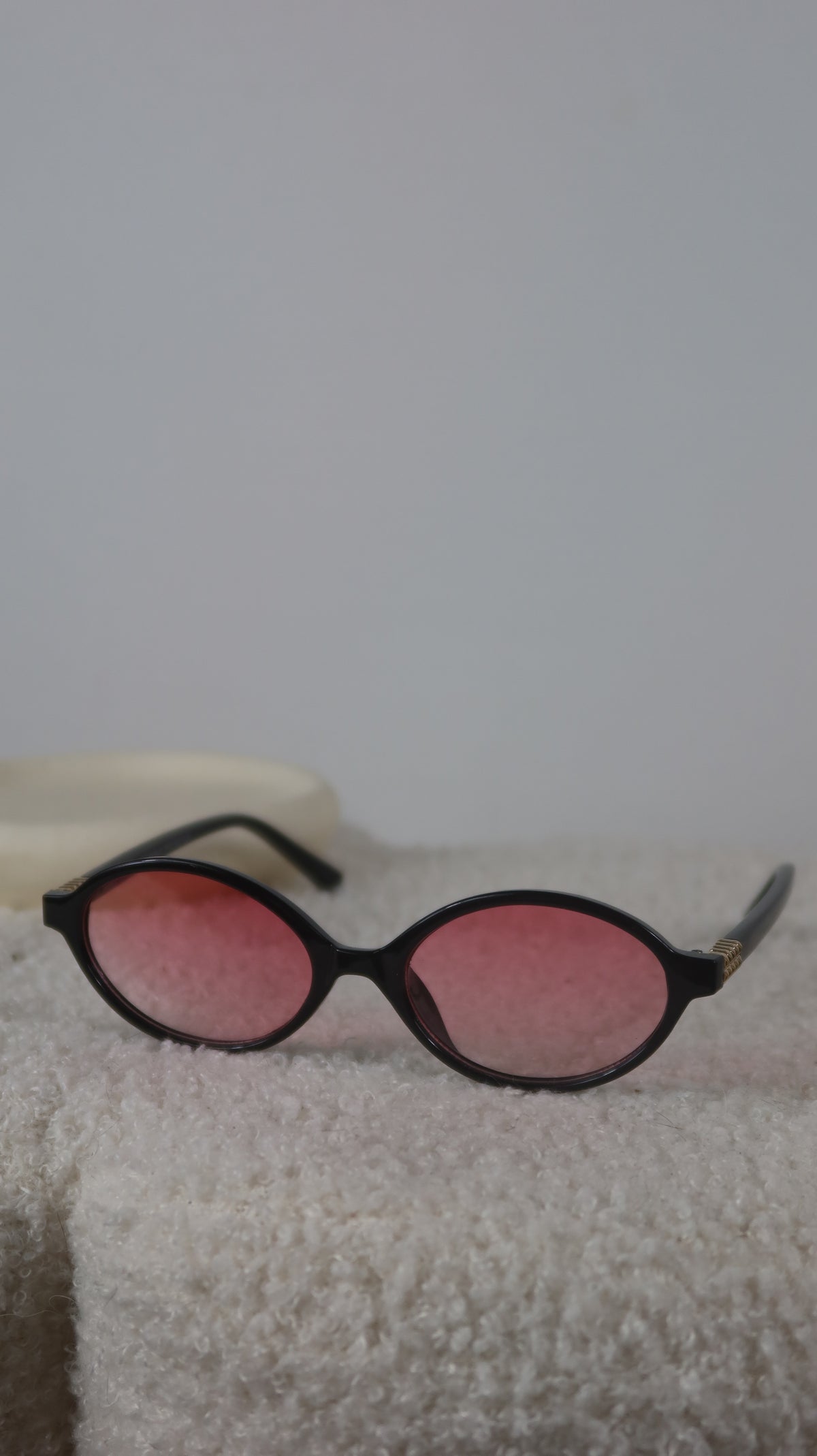 Lunettes de Soleil Ovales Vintage